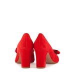 Imagine Pantofi dama rosii 2403 piele intoarsa