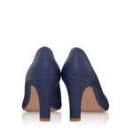Imagine Pantofi dama albastri 4072 piele naturala