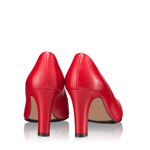 Imagine Pantofi dama rosii 4072 piele naturala