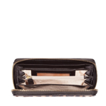 Picture of Zipper Wallet in Brown-Gold Cavalino Leather