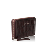 Picture of Zipper Wallet in Brown Natural Leather