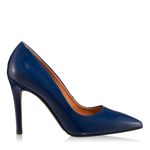 Imagine Pantofi dama albastri 2065 piele lacuita