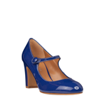 Imagine Pantofi dama albastri 2402 piele lacuita