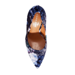 Pantofi dama blue floreal 4333 catifea