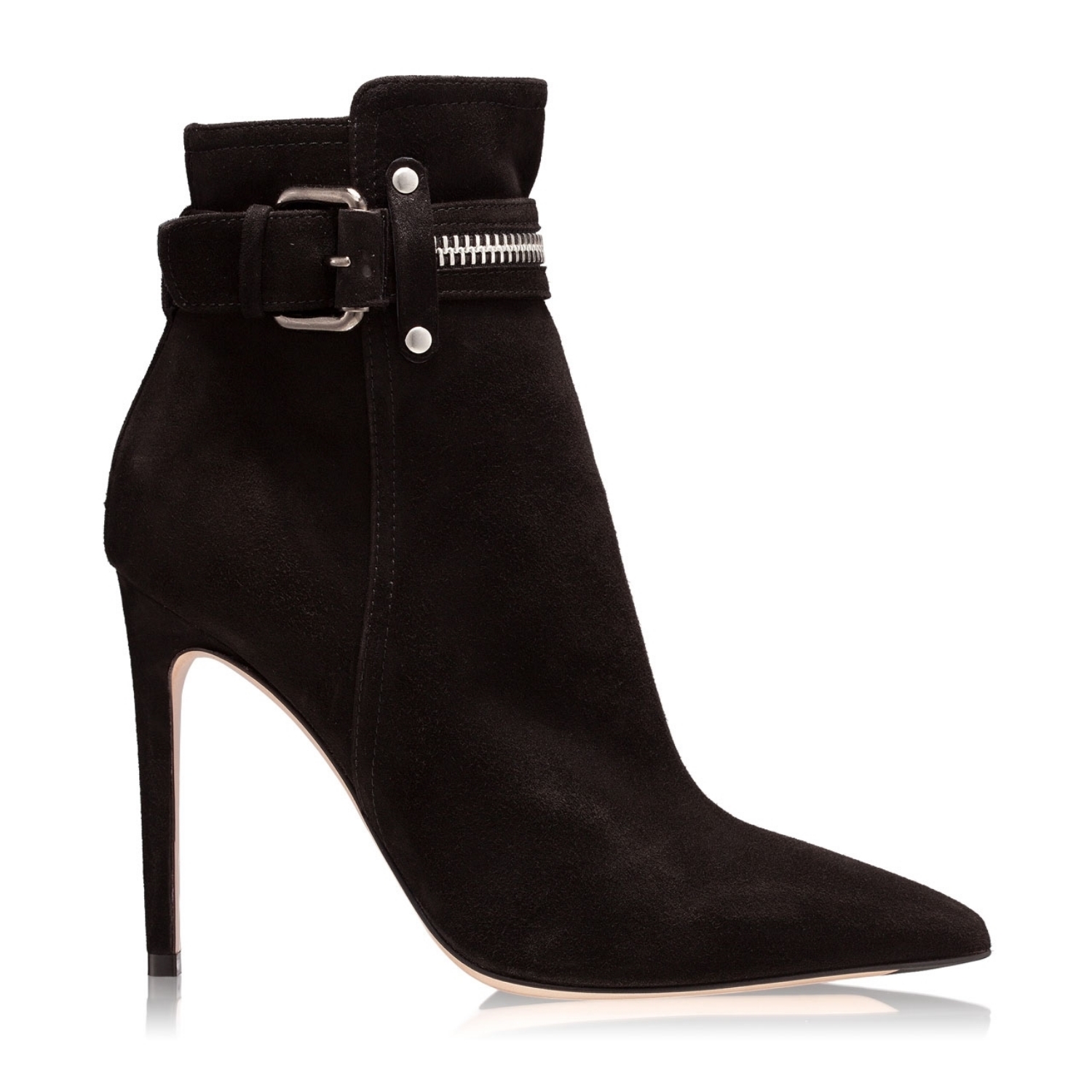 Imagine Botine Dama 5654 Camoscio Negru