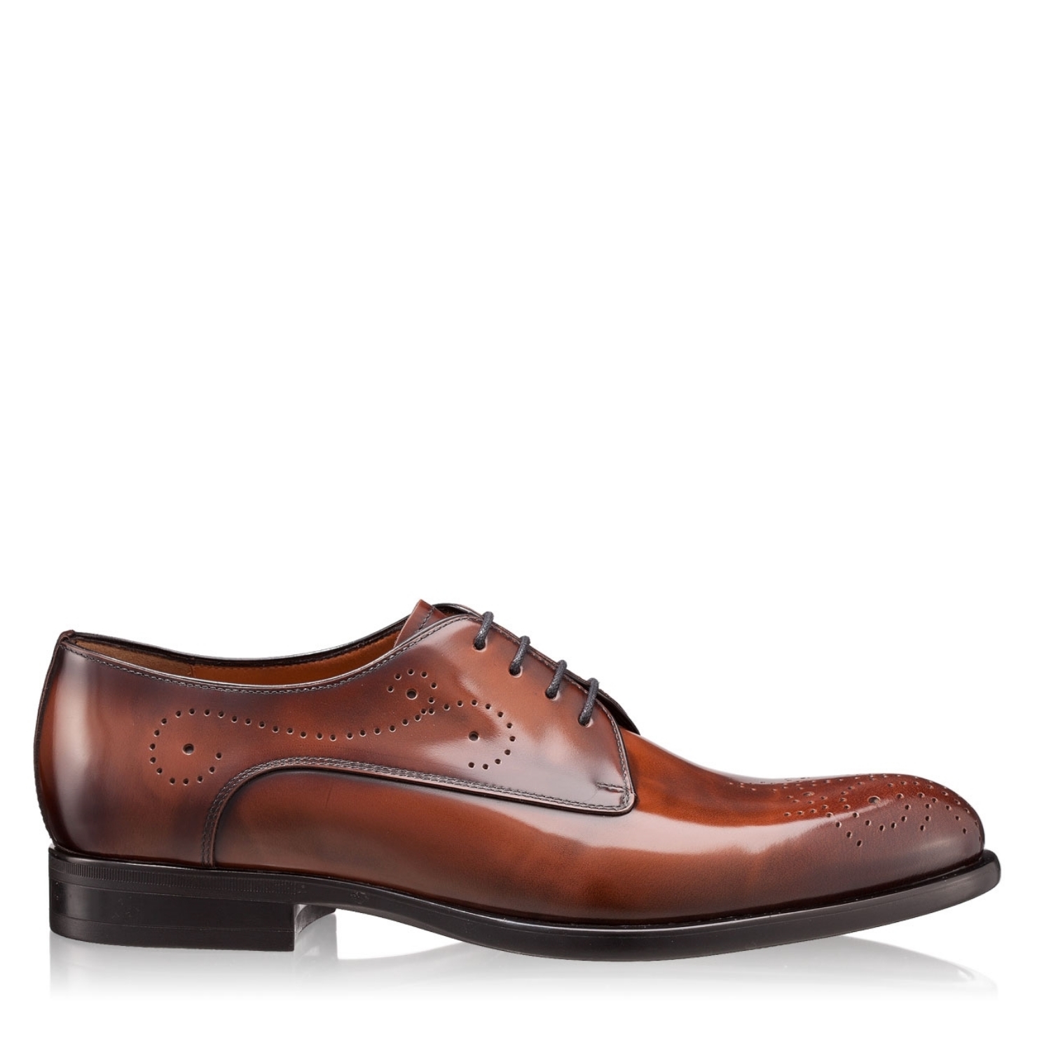 Imagine Pantofi Eleganti Barbati 6626 Abrazivato Maro