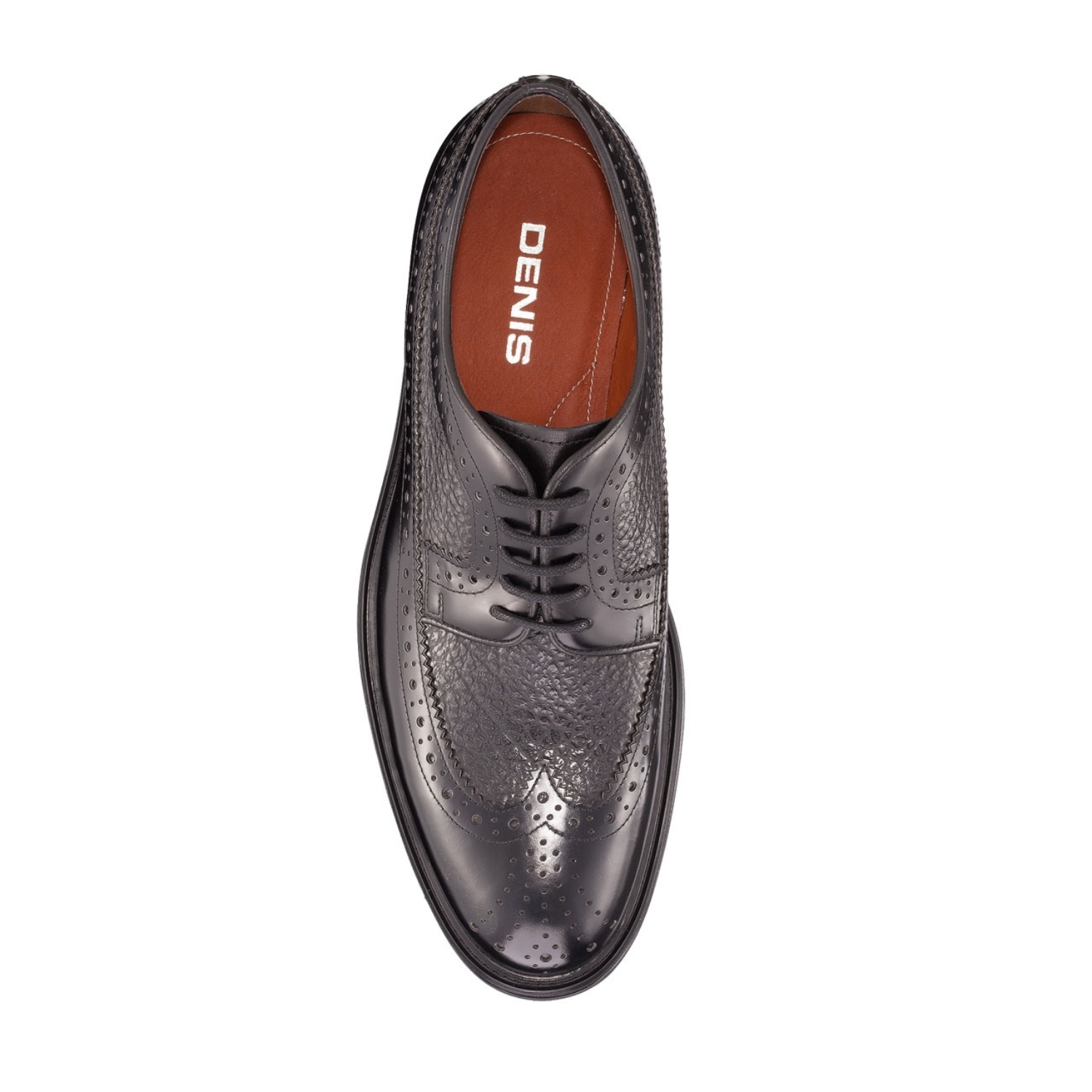 Imagine Pantofi Smart Casual Barbati 5000 Vit + Abraz Negru