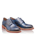 Imagine Pantofi Smart Casual Barbati 6610 Vitello Blue 