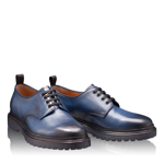 Imagine Pantofi Smart Casual Barbati 6618 Vitello Blue