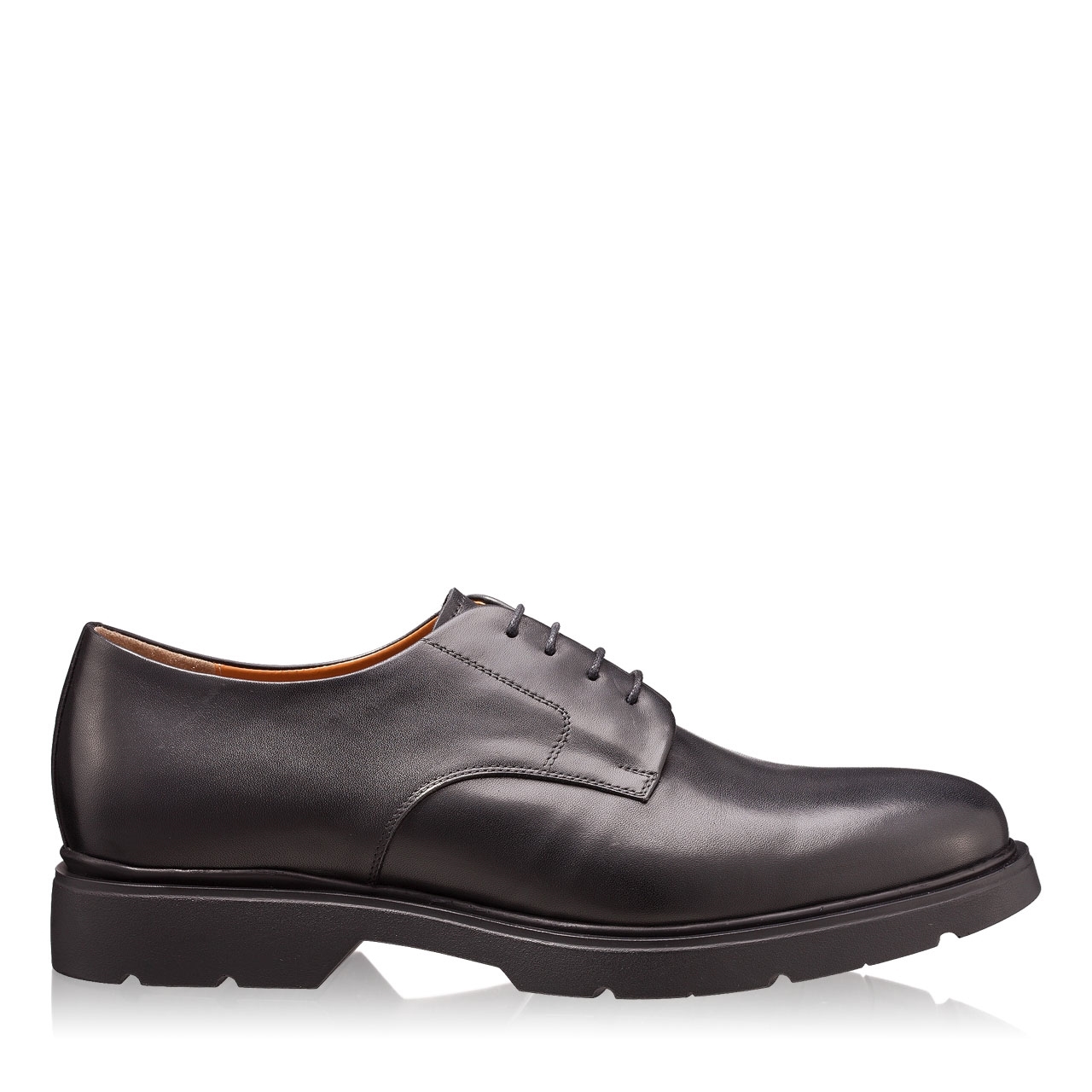 Imagine Pantofi Smart Casual Barbati 6631 Vitello Negru