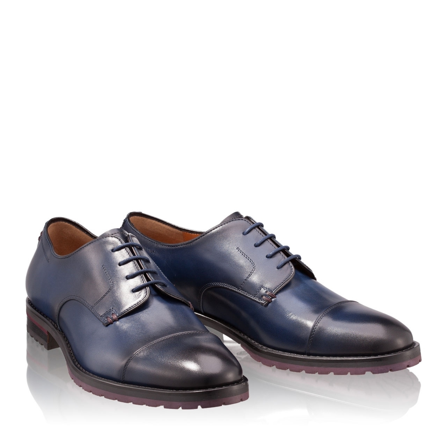 Imagine Pantofi Smart Casual Barbati 6636 Vitello Blue