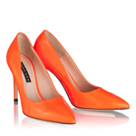Imagine Pantofi Eleganti Dama 4532 Vernice Fluo Arancio