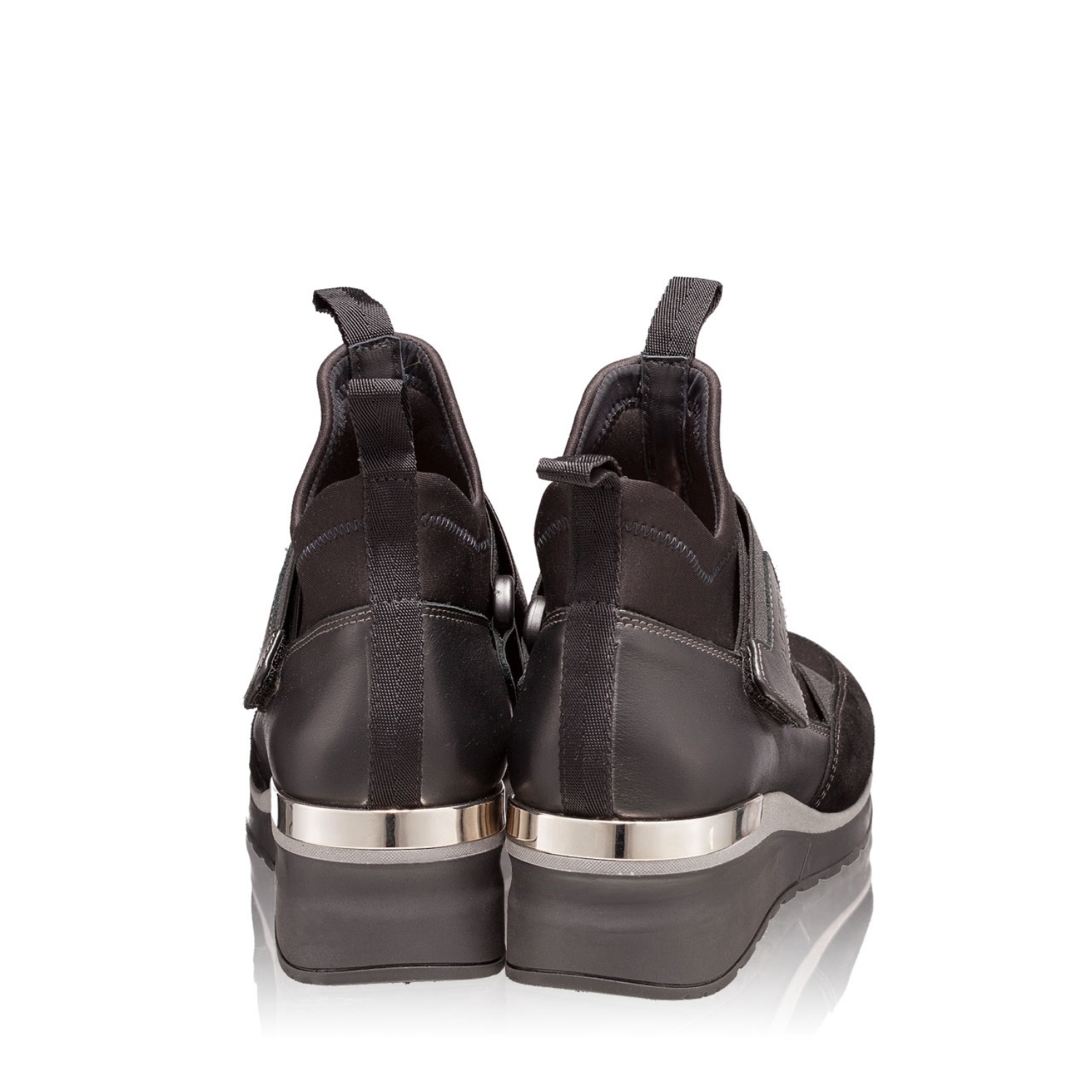 Imagine Ghete Dama 5820 Crosta+Stretch Negru