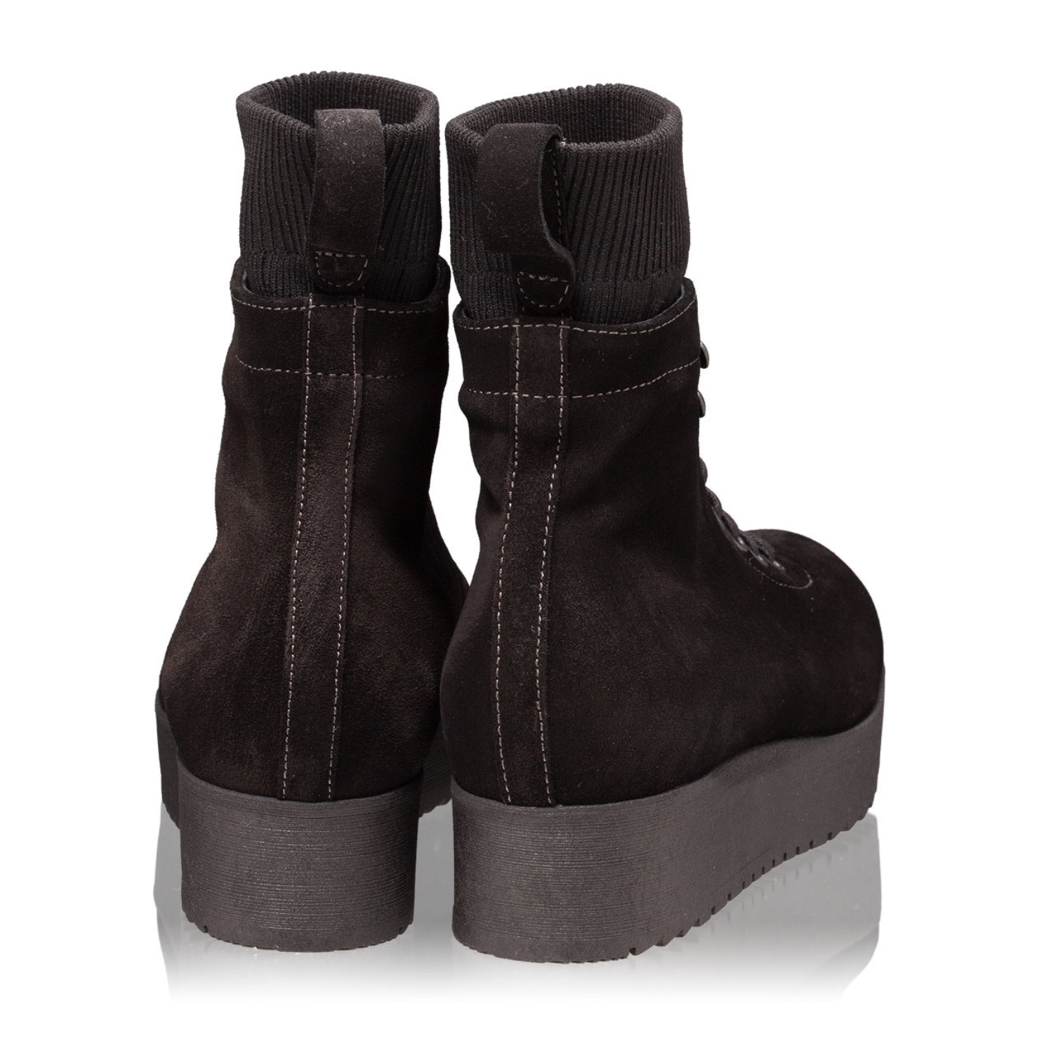 Imagine Ghete Dama 4511 Crosta + Tesut Negru