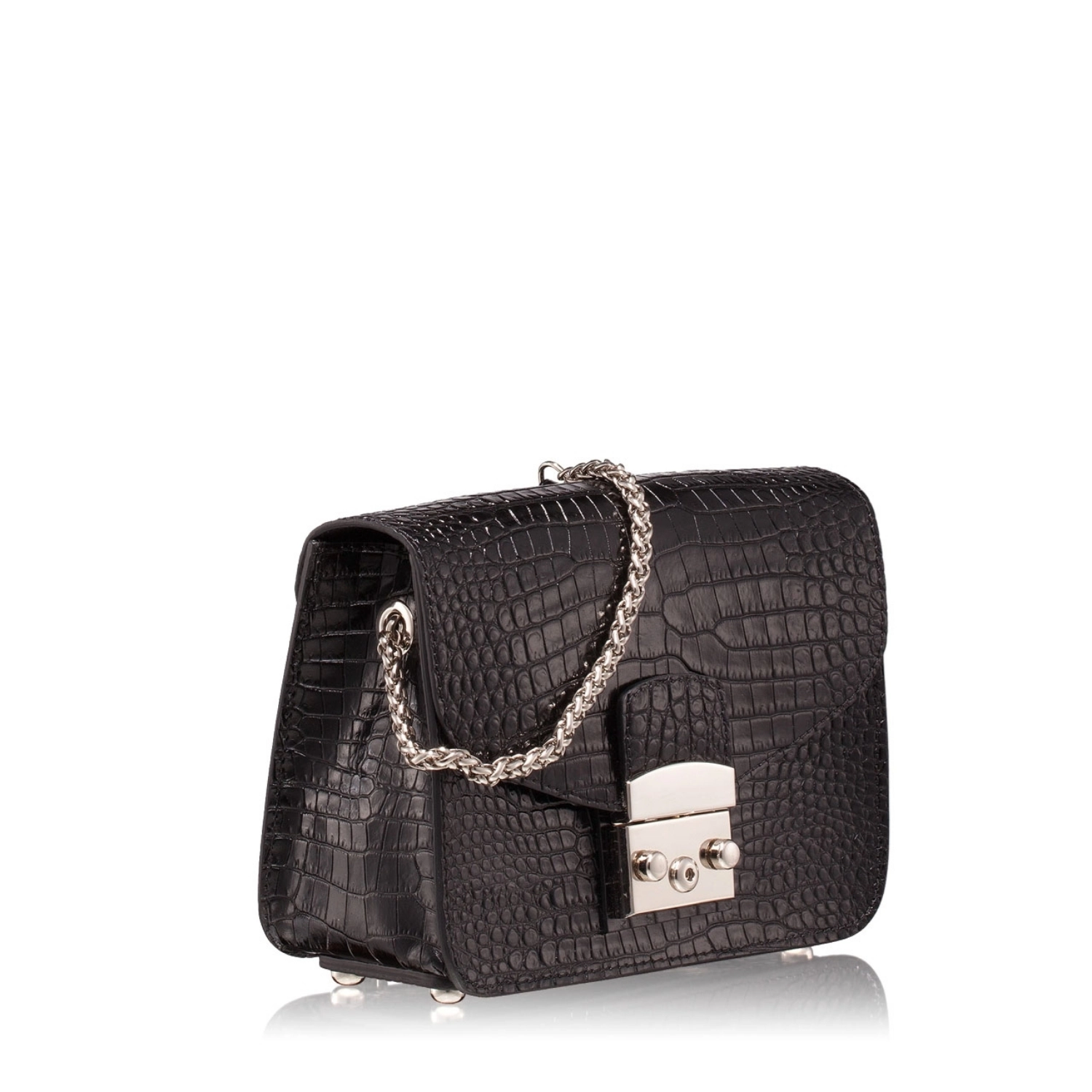 Imagine Geanta de umar LESSIE Cocco Negru