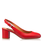 Imagine Pantofi Decupati Dama 5732 Vitello Rosso