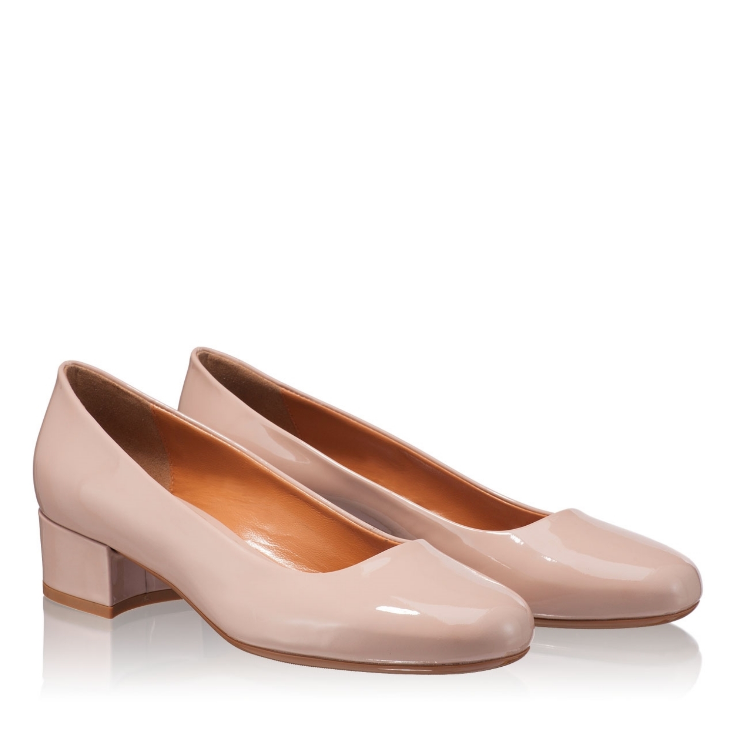 Imagine Pantofi Eleganti Dama 4571 Lac Carne