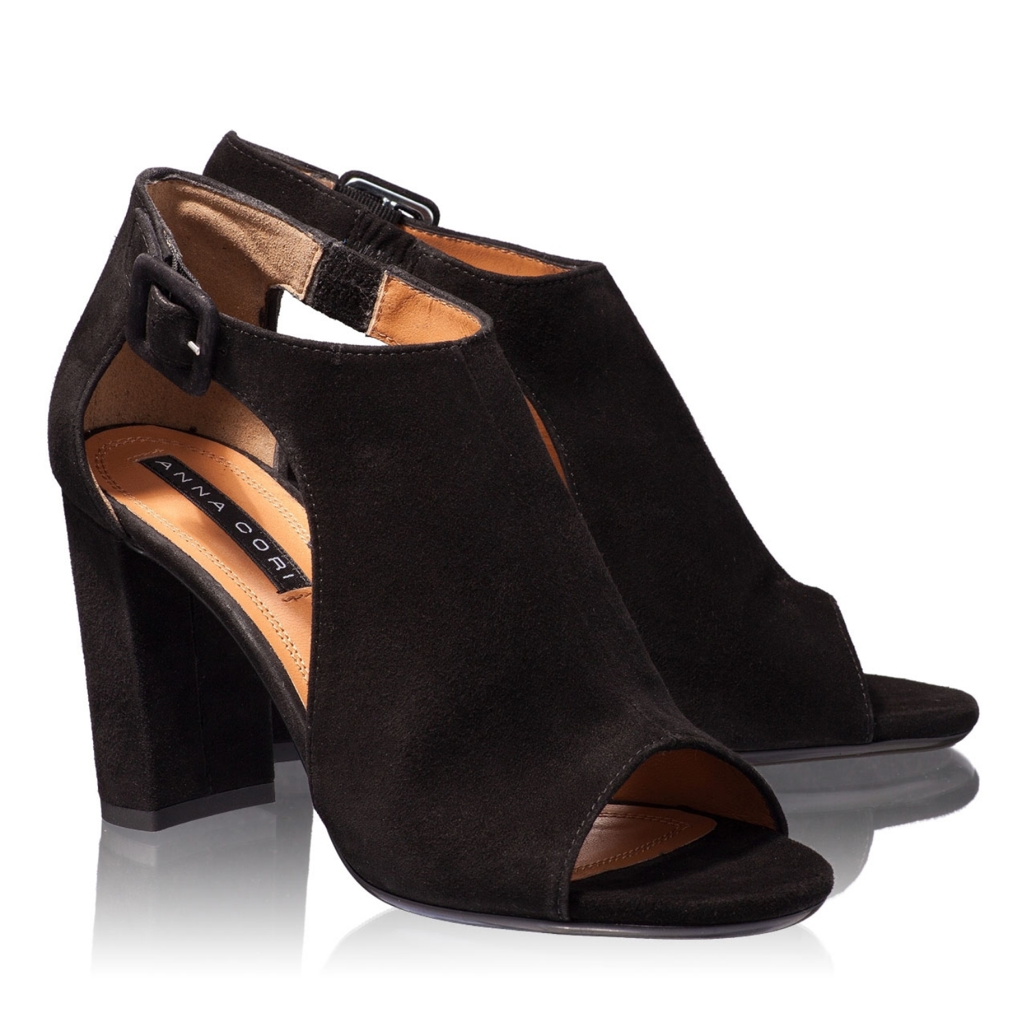 Imagine Sandale Dama 4302 Camoscio Negru