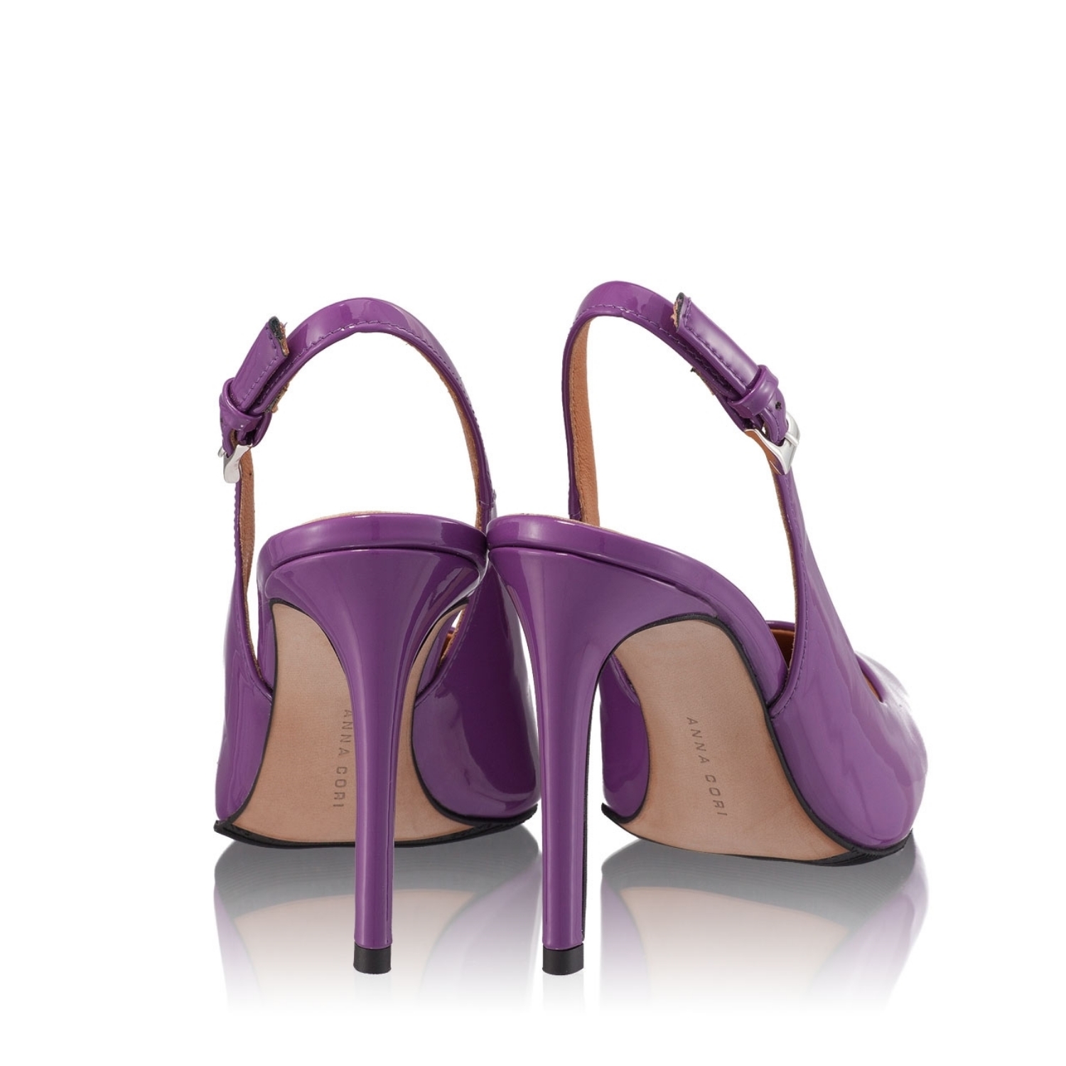 Imagine Pantofi Decupati Dama 4417 Lac Mov