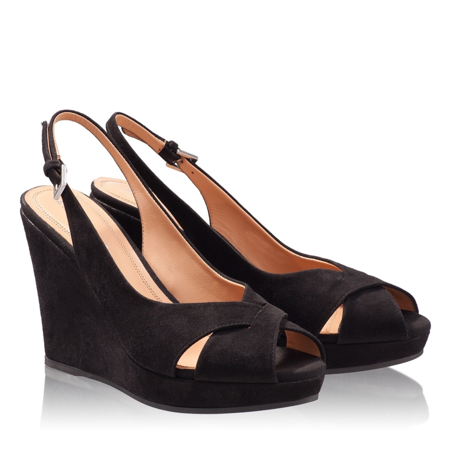 Imagine Sandale Dama 4610 Camoscio Negru