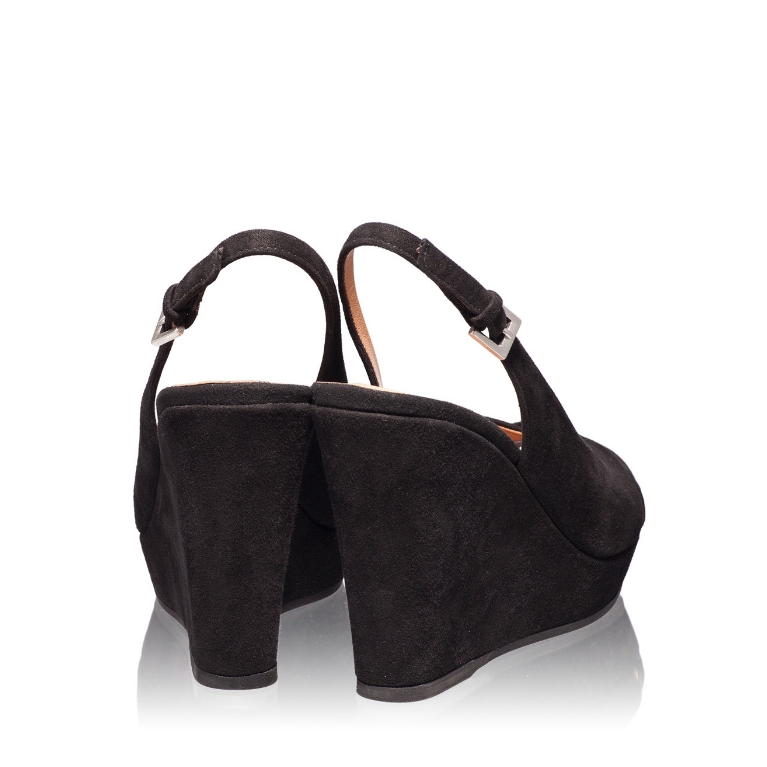 Imagine Sandale Dama 4610 Camoscio Negru