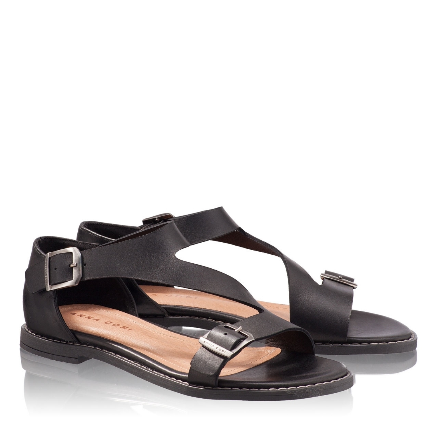 Imagine Sandale Dama 4649 Vitello Nero