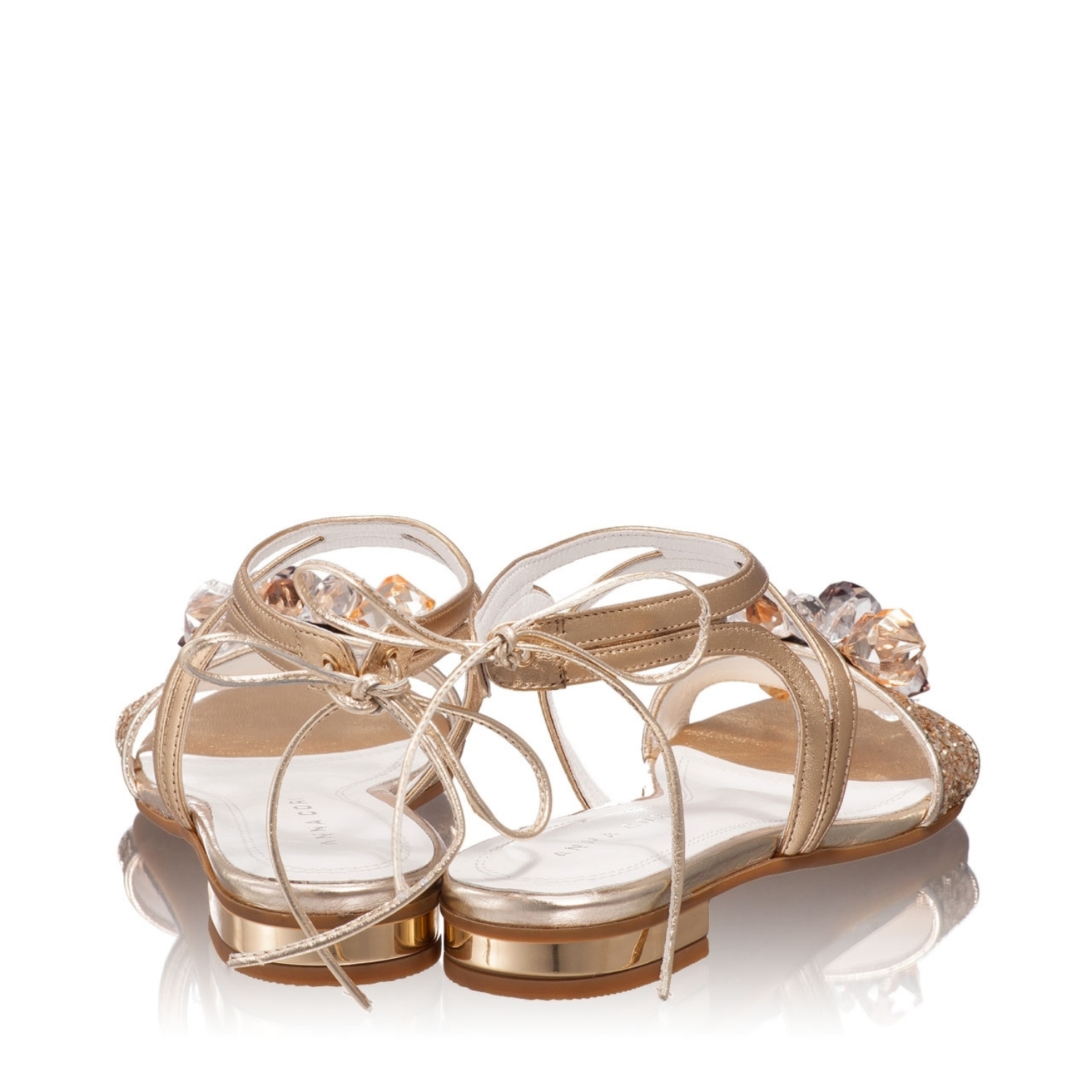 Imagine Sandale Dama 4647 Gliter Oro