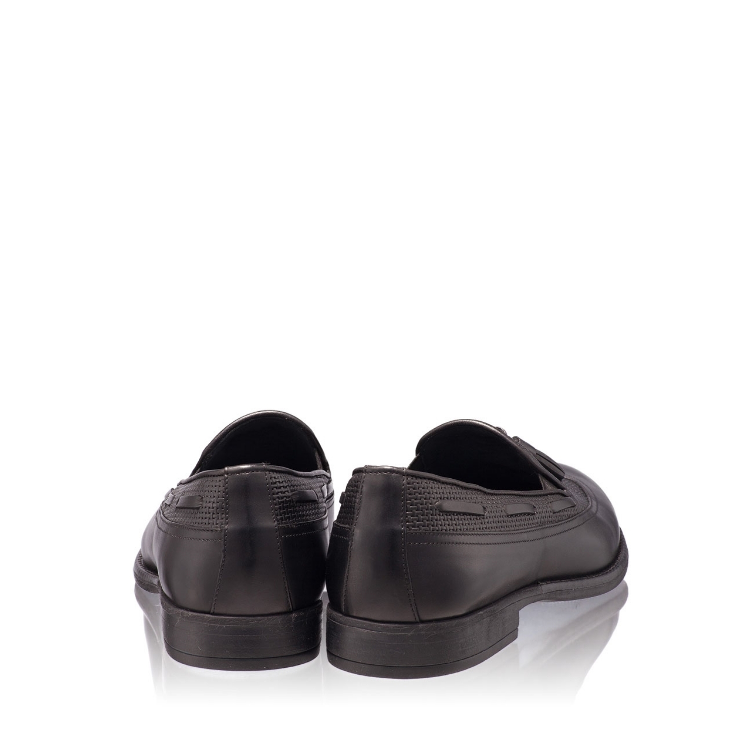 Imagine Mocasini Barbati 2961 Vit Negru Stamp