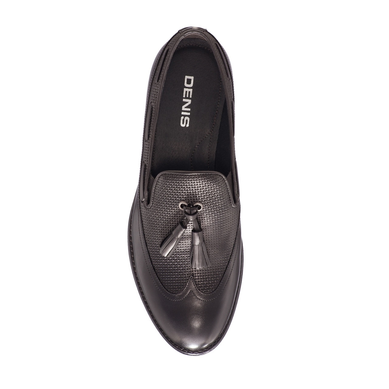 Imagine Mocasini Barbati 2961 Vit Negru Stamp