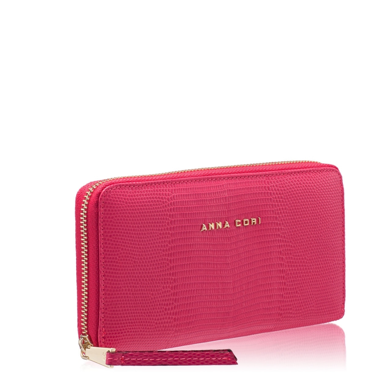 Imagine Portofel Dama ARIA Viperina Fuxia