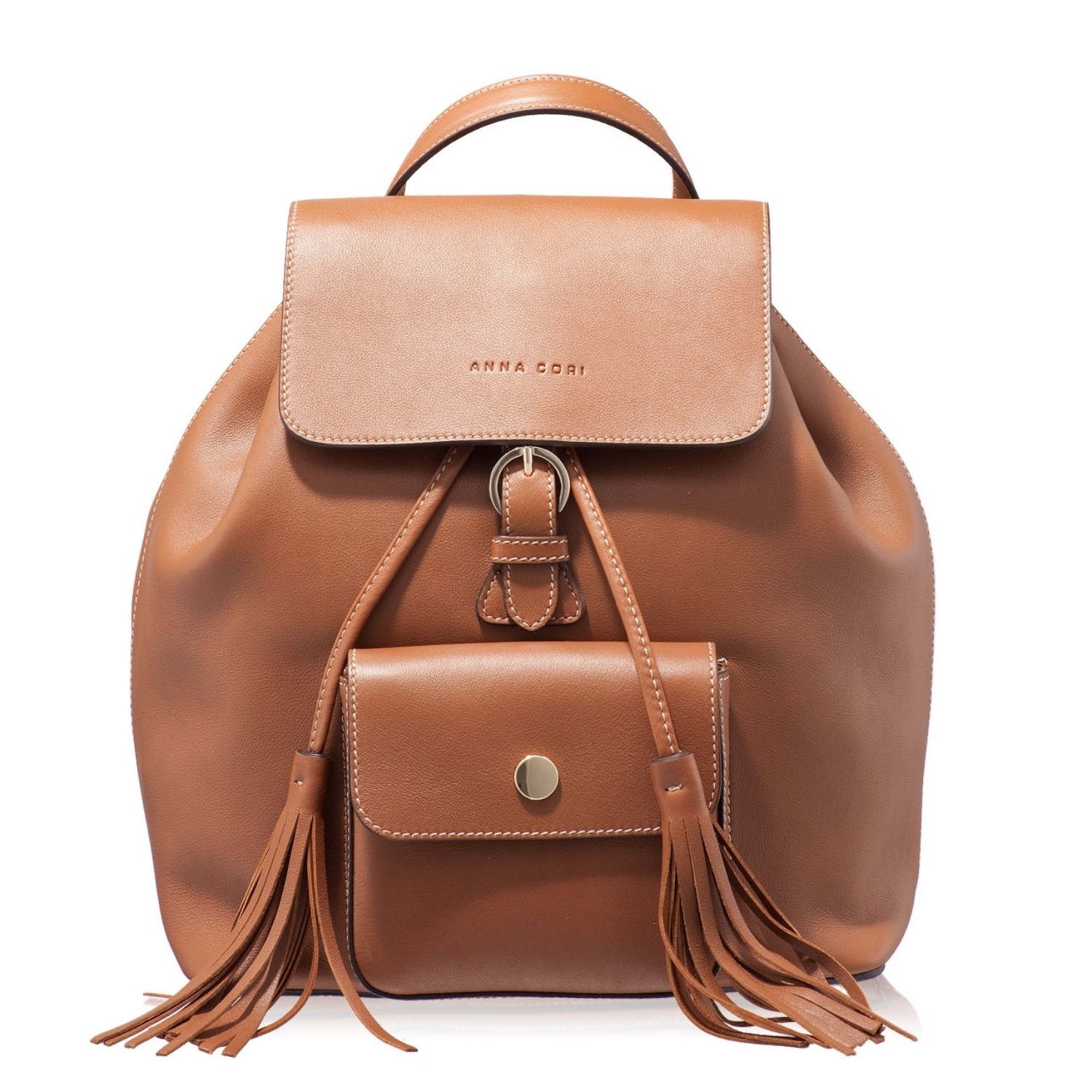 Imagine RUCSAC DAMA BRANDUSA Vitello Cuoio