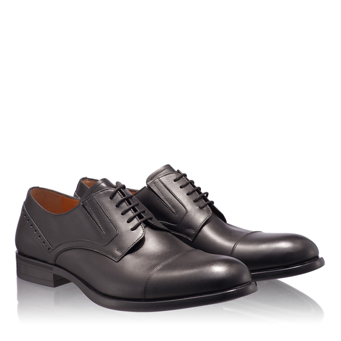 Imagine Pantofi Eleganti Barbati 6808 Vitello Negru