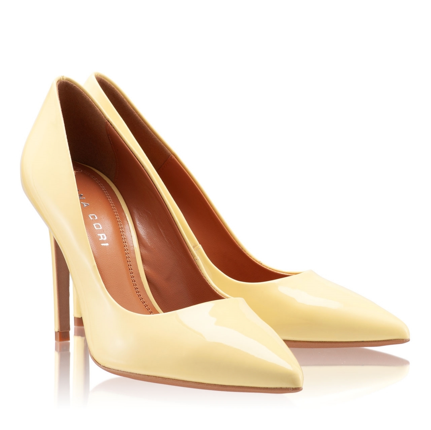 Imagine Pantofi Eleganti Dama 4332 Lac Galben