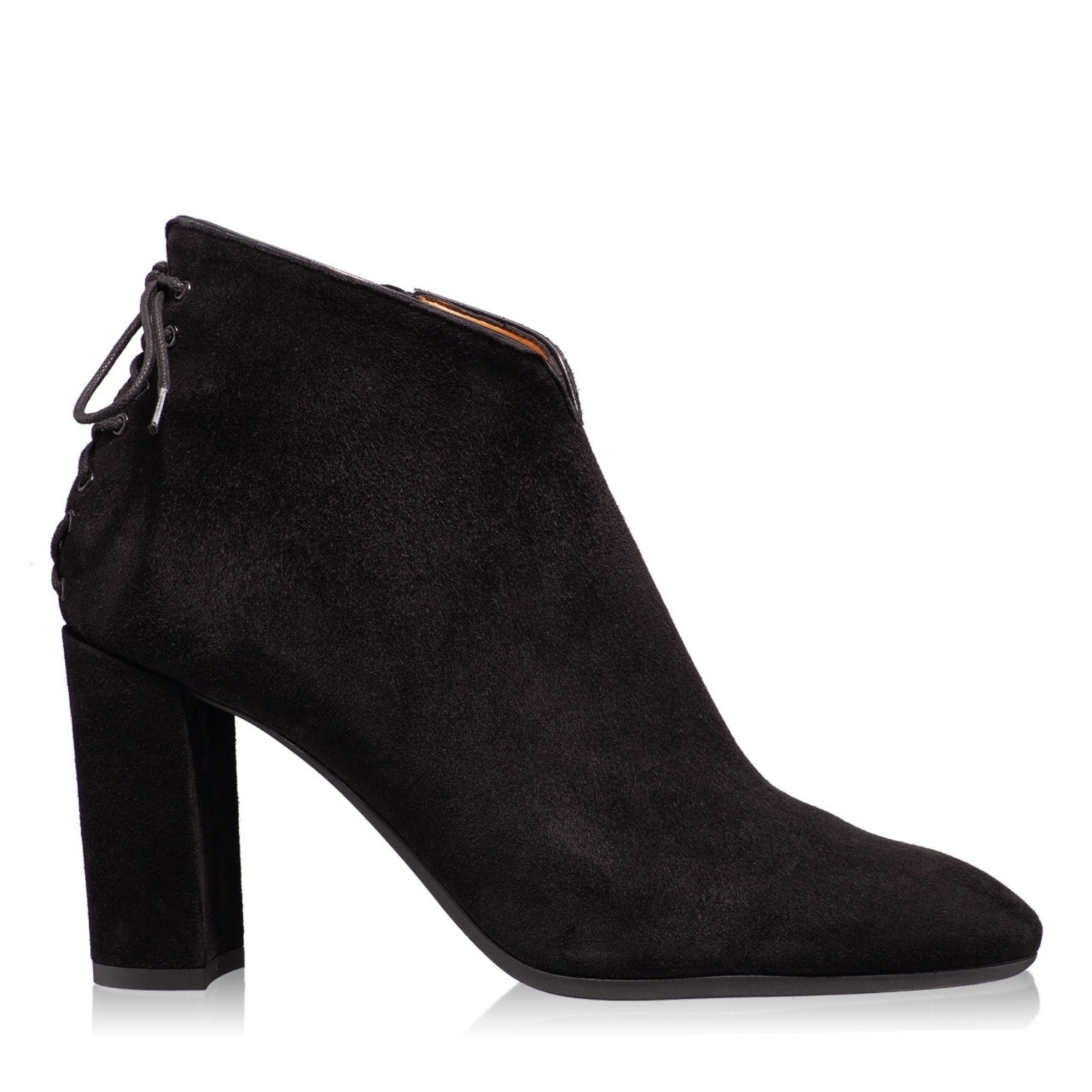 Imagine Botine Dama 4769 Camoscio Negru