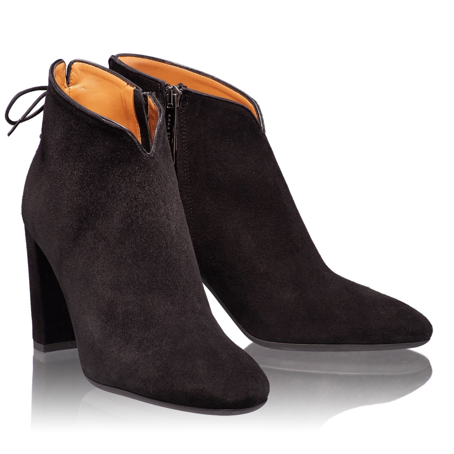 Imagine Botine Dama 4769 Camoscio Negru