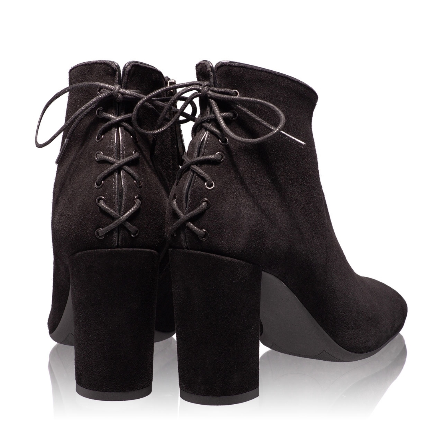 Imagine Botine Dama 4769 Camoscio Negru