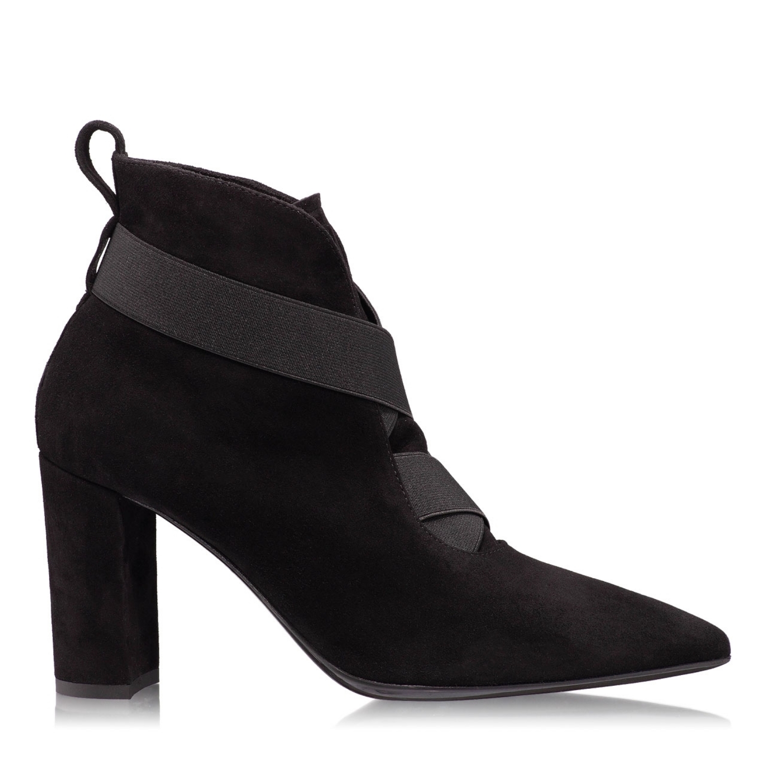 Imagine Botine Dama 4957 Camoscio Negru