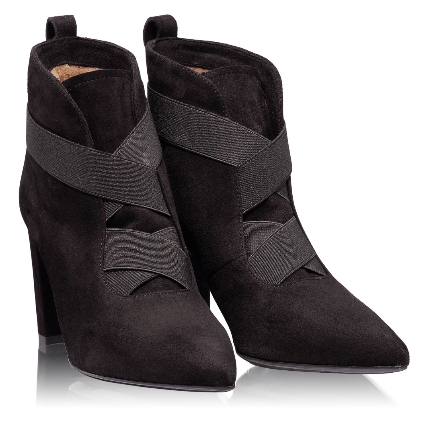 Imagine Botine Dama 4957 Camoscio Negru