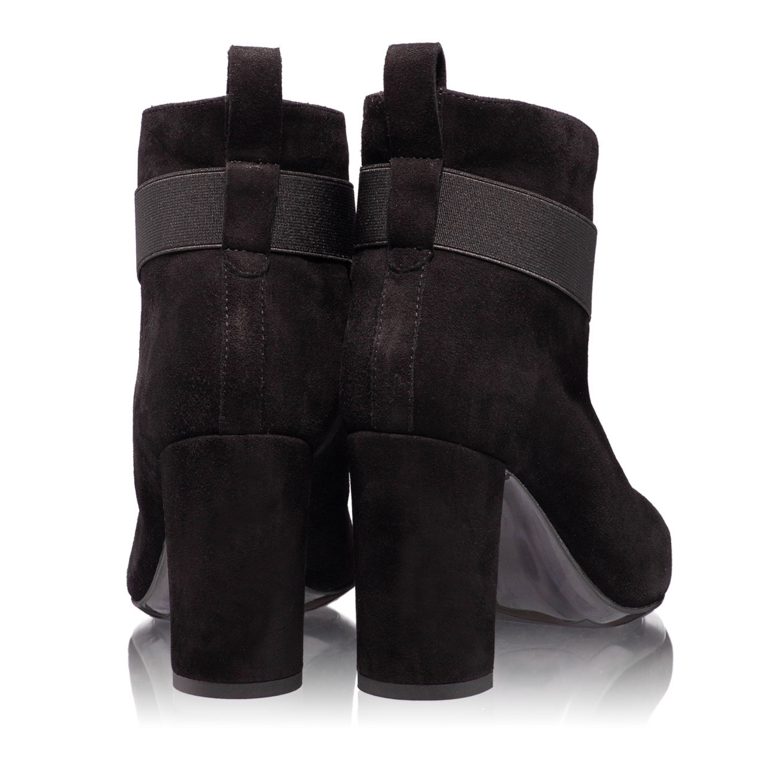 Imagine Botine Dama 4957 Camoscio Negru