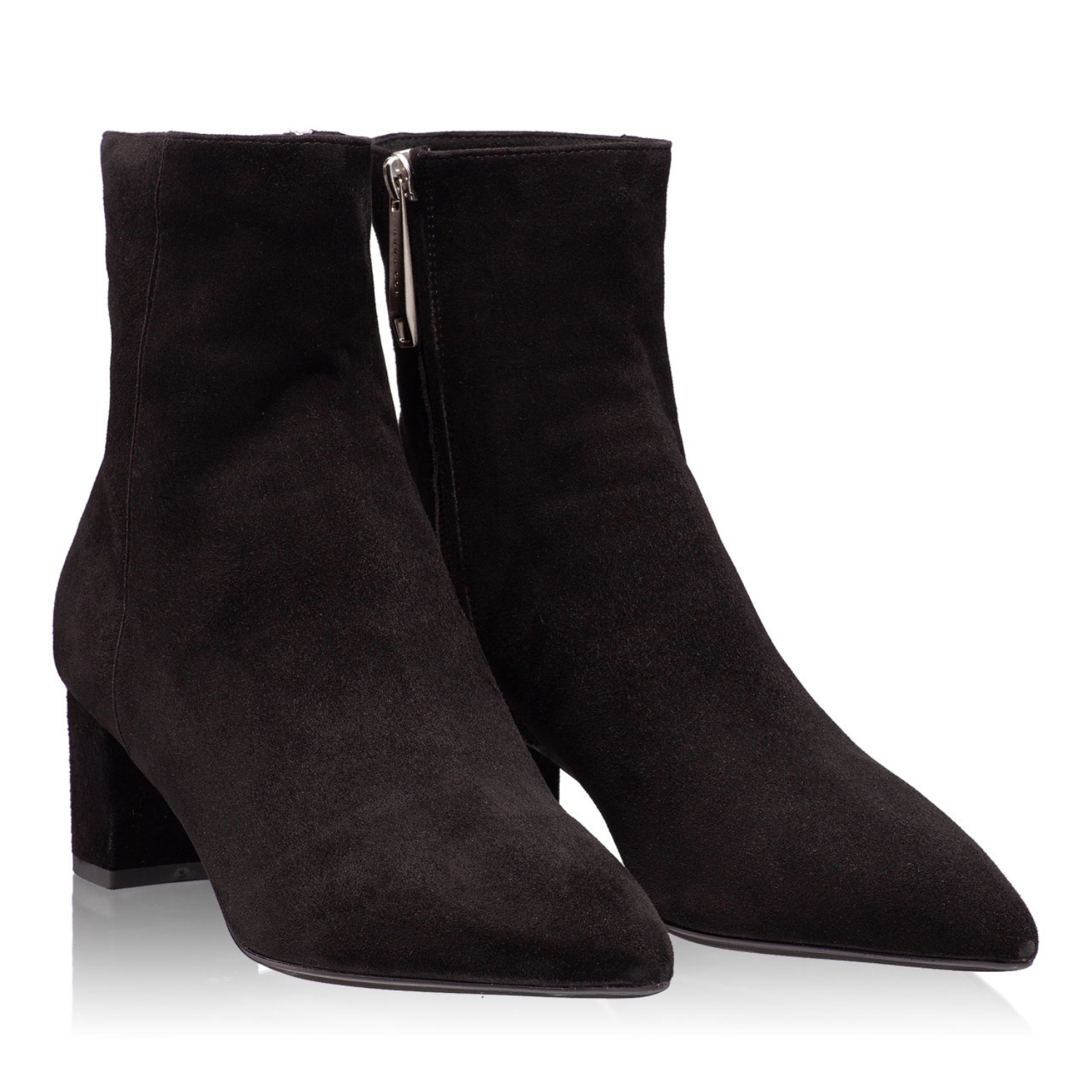 Imagine Botine Dama 4747 Camoscio Negru