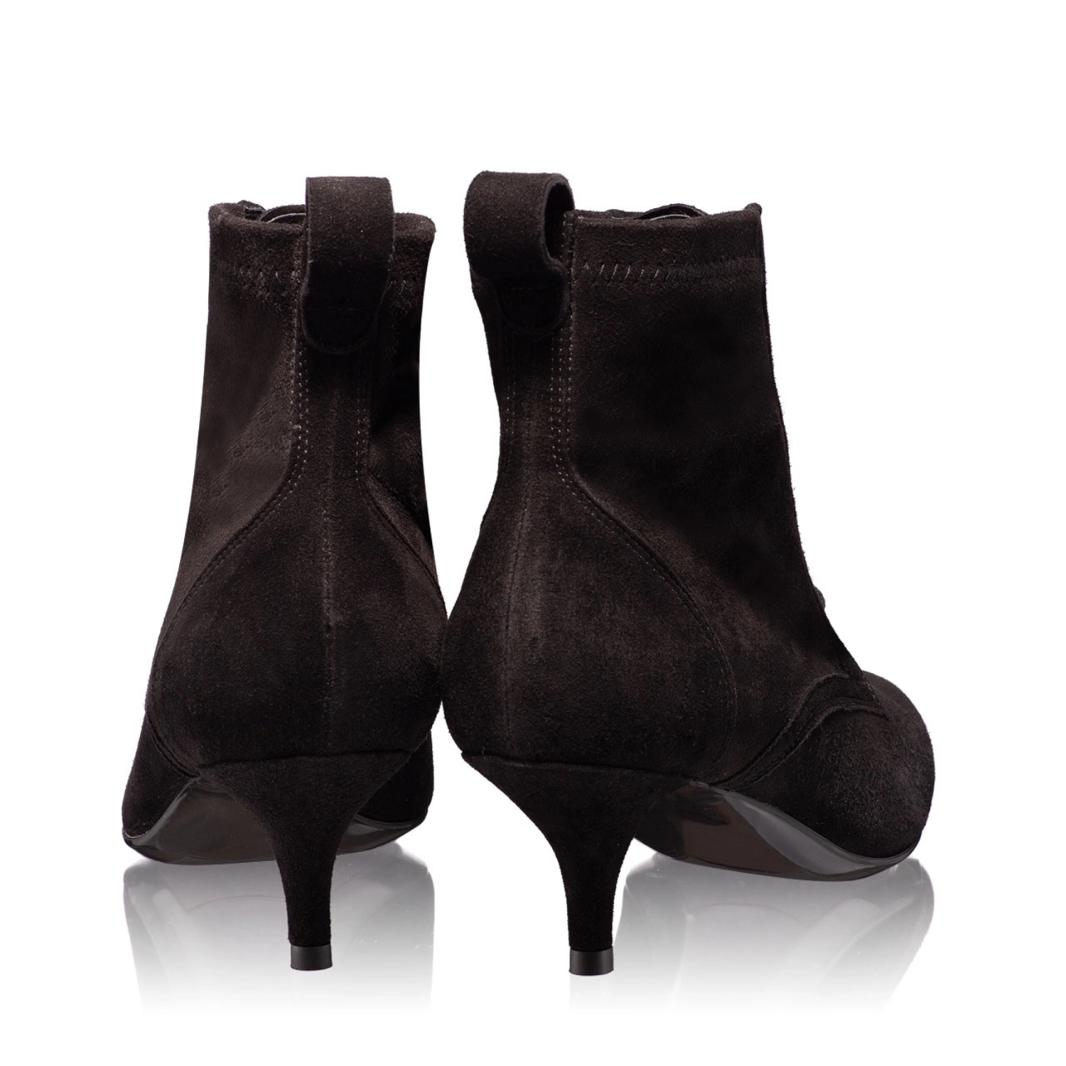 Imagine Botine Dama 4758 Camoscio Negru