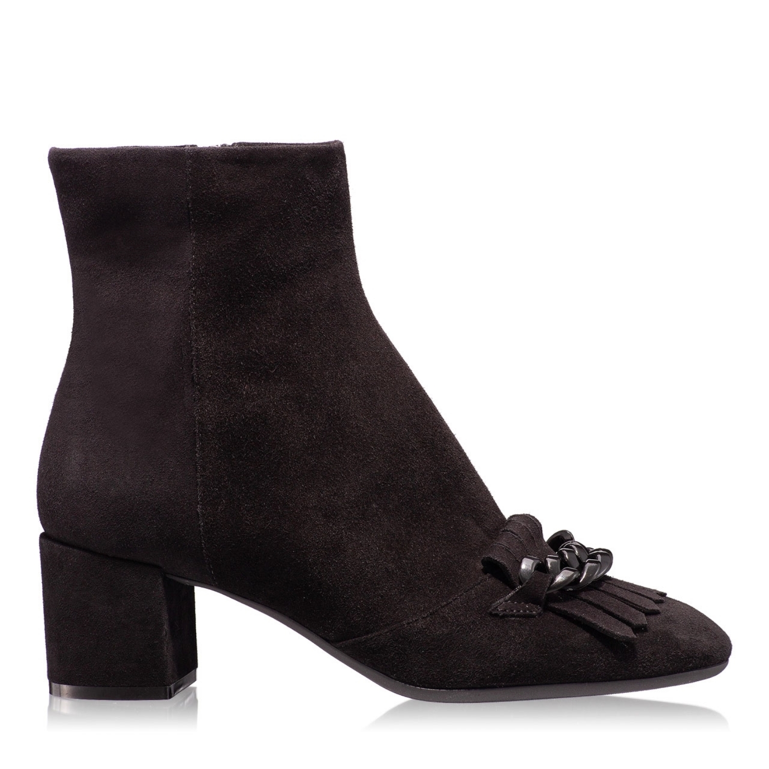 Imagine Botine Dama 4866 Camoscio Negru