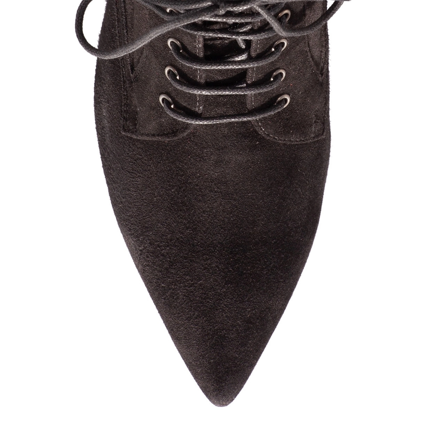 Imagine Botine Dama 4758 Camoscio Negru