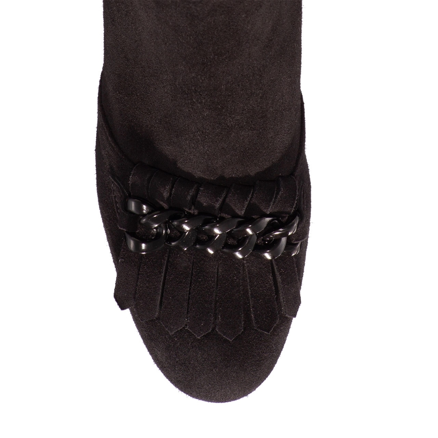 Imagine Botine Dama 4866 Camoscio Negru