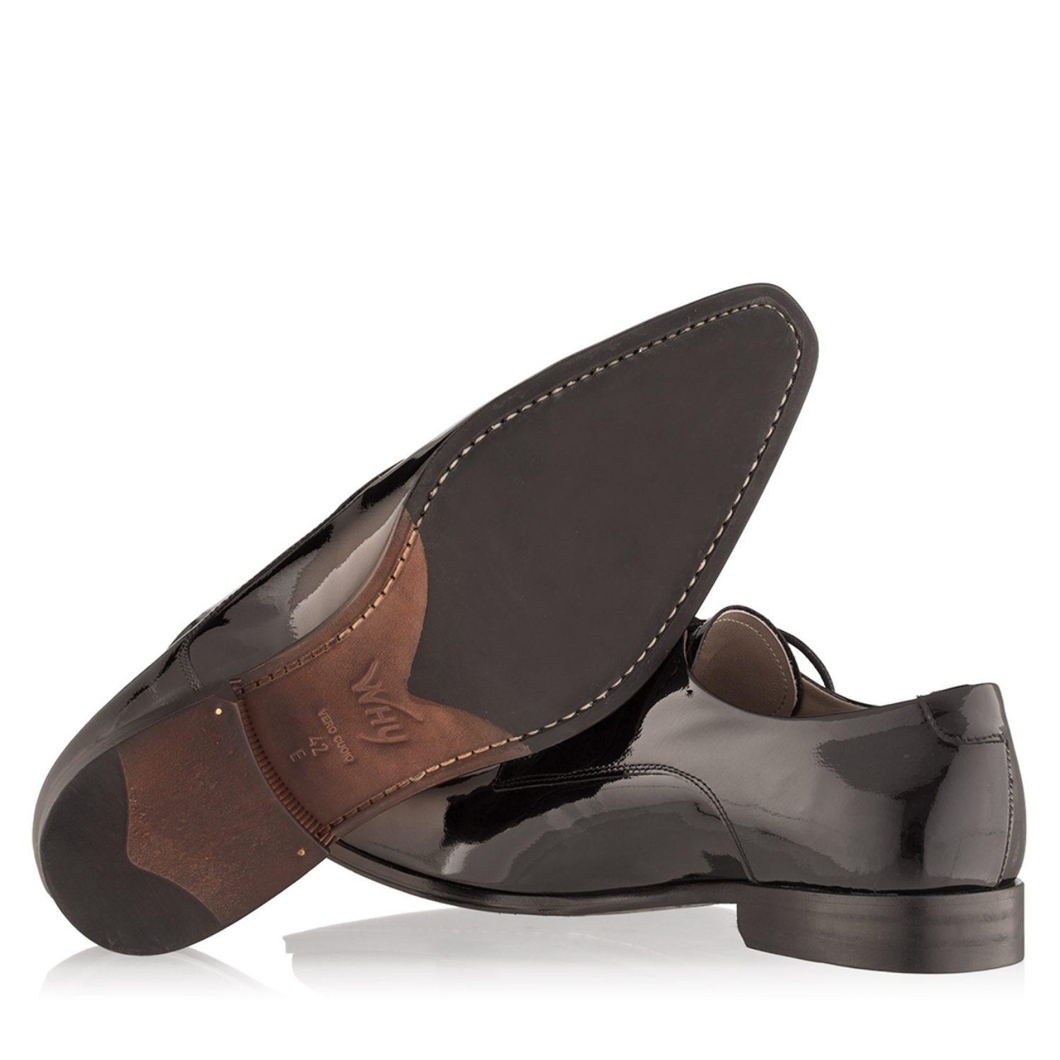 Imagine Pantofi Eleganti Barbati 2764 Lac Negru