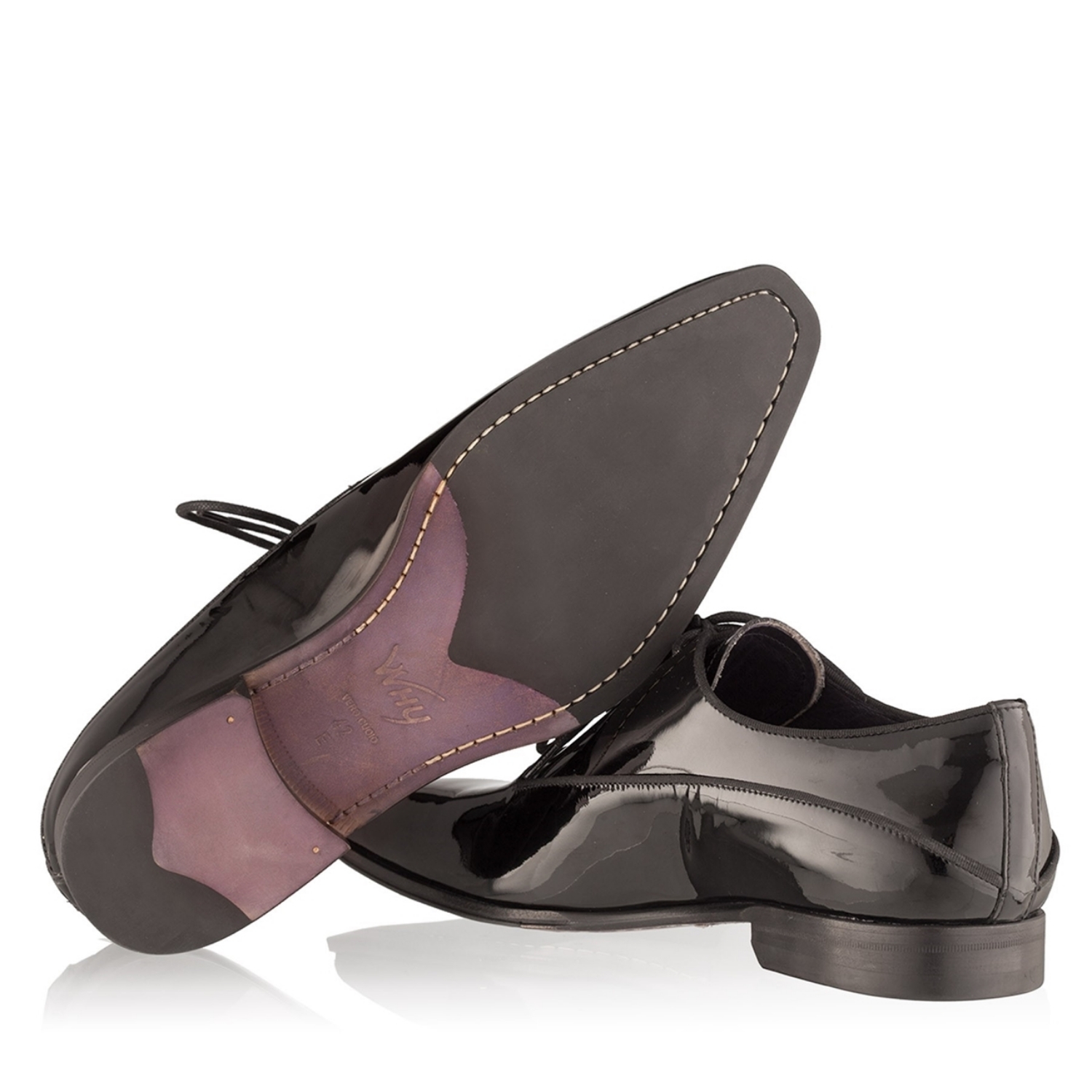 Imagine Pantofi Eleganti Barbati 2910 Lac Negru