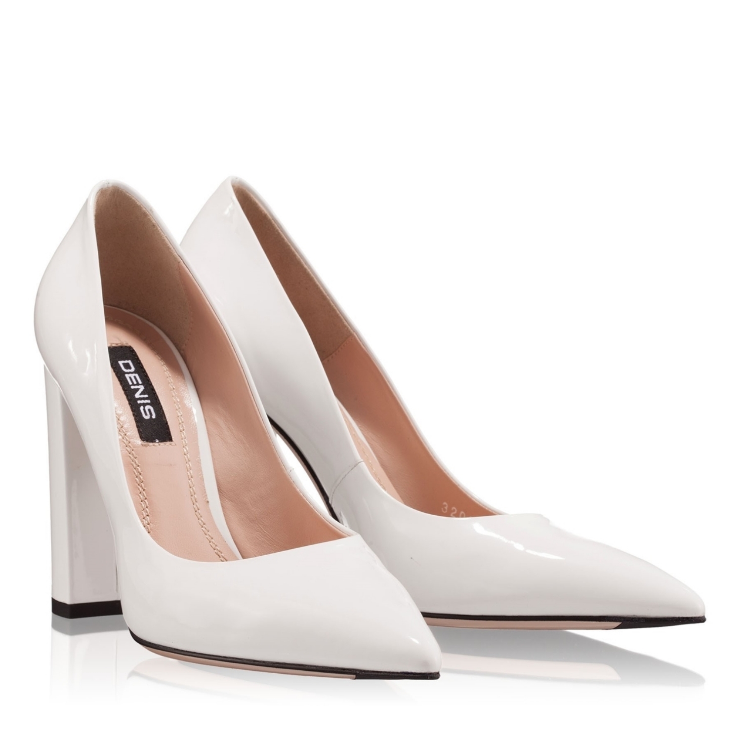 Imagine Pantofi Eleganti Dama 3492 Vernice Bianco