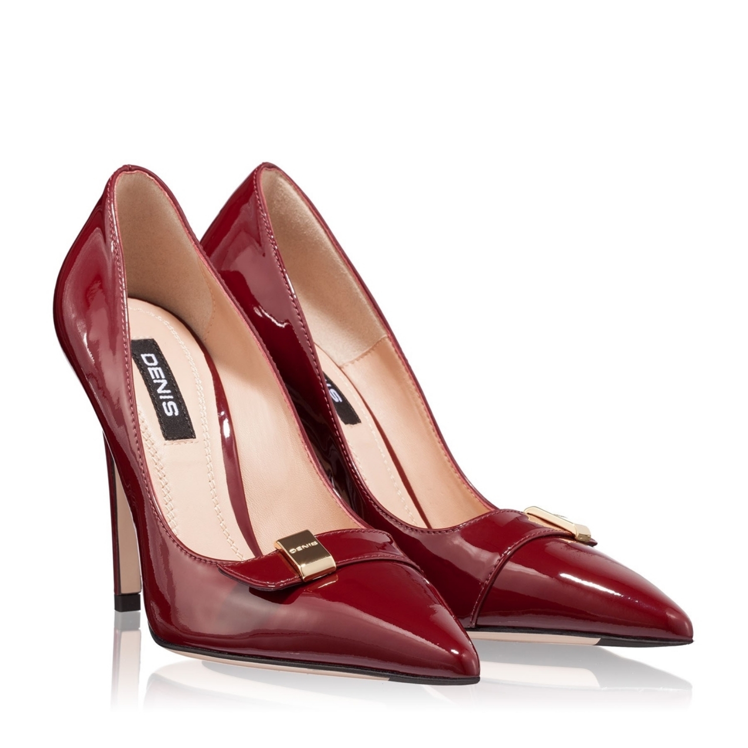 Imagine Pantofi Eleganti Dama 3496 Vernice Bordo