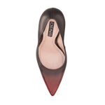 Imagine Pantofi Eleganti Dama 3200 Vit Negru+Ve Rosso