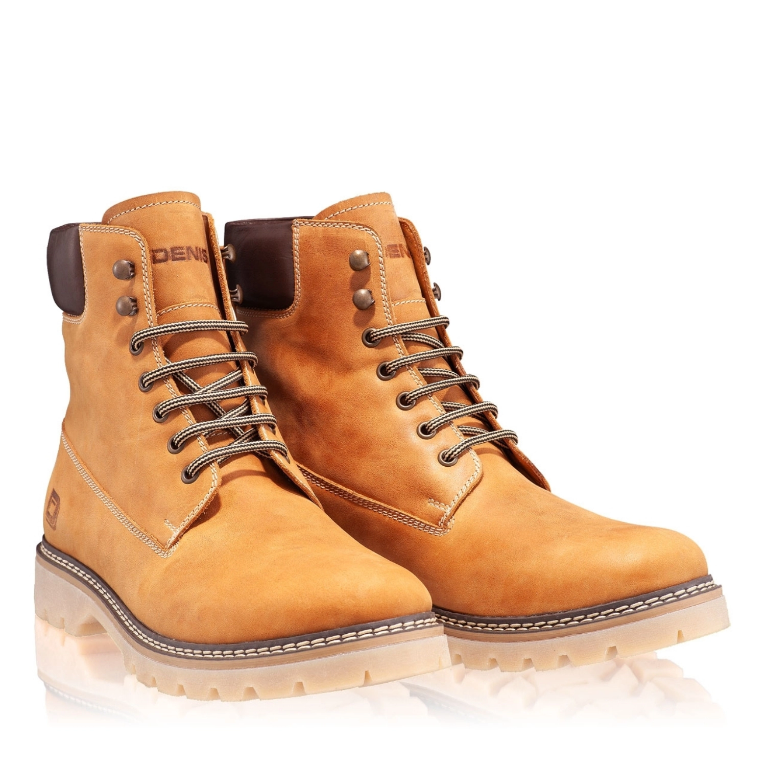 Imagine Ghete Barbati 6685 Nubuk Galben